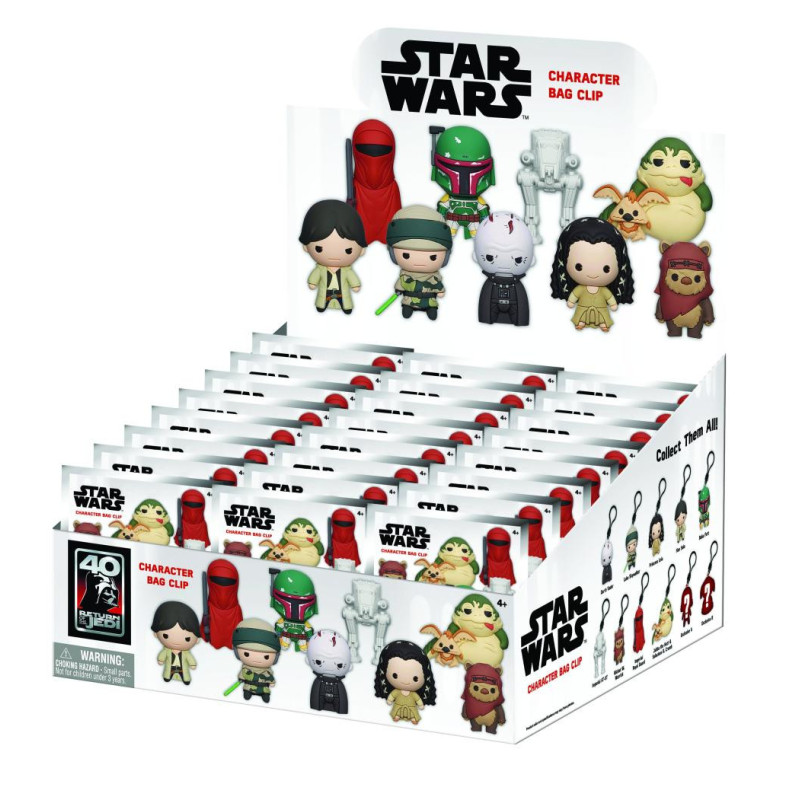 STAR WARS - Le Retour du Jedi - 3D Foam Bag Clip (Display 24 Pcs)FIGMONO29055_1.jpg77764290558