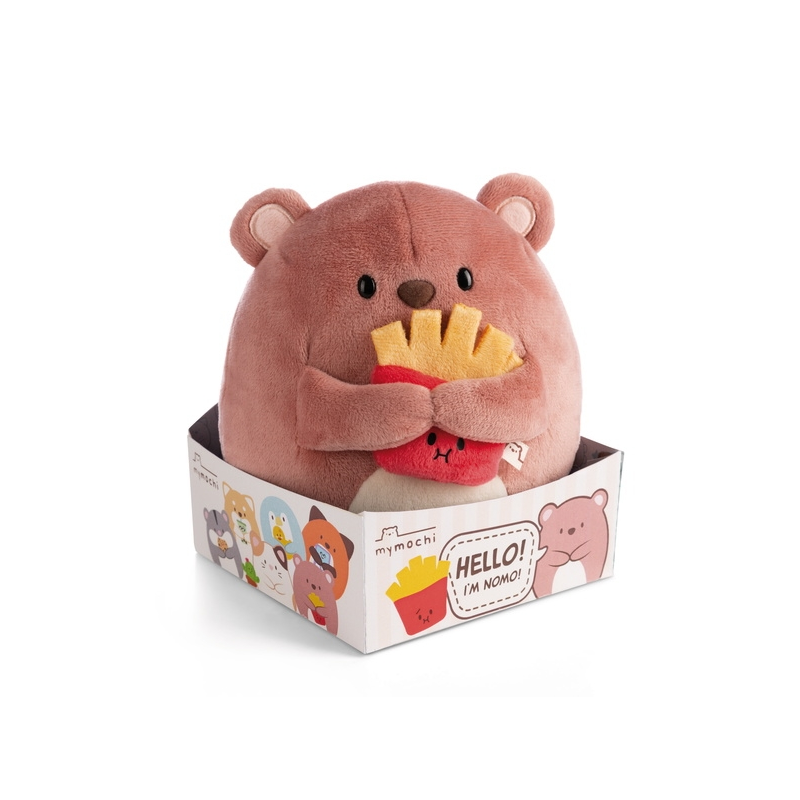 BIG FRIENDS - Ours Nomo avec frites - Peluche 27cmFIGNI61408_1.png4012390614084