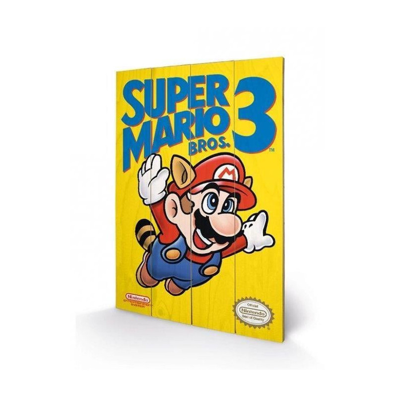 NINTENDO - Super Mario Bros 3 - Impression sur bois 40x59cmFIGSW11296P_2.jpg5050293188508