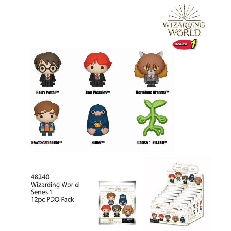 HARRY POTTER -Series 1 -3D Foam Magnets in blind bags (Display 12 Pcs)FIGMONO48240_1.jpg77764482403