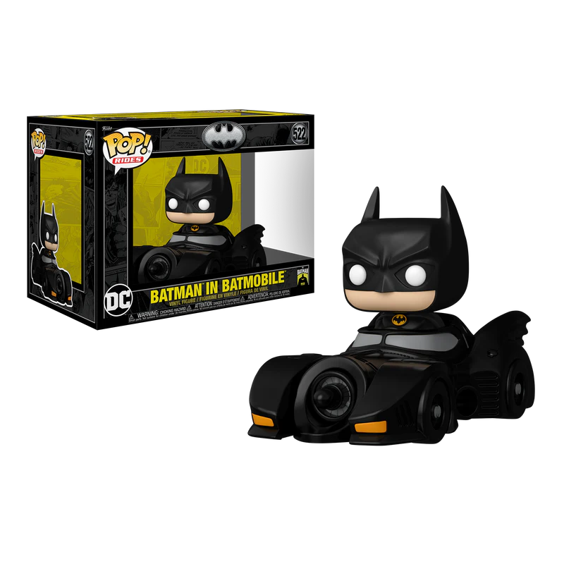 BATMAN 85TH - POP Ride DLX NÂ° 522 - Batman avec BatmobileFIGFUN80689_1.png889698806893
