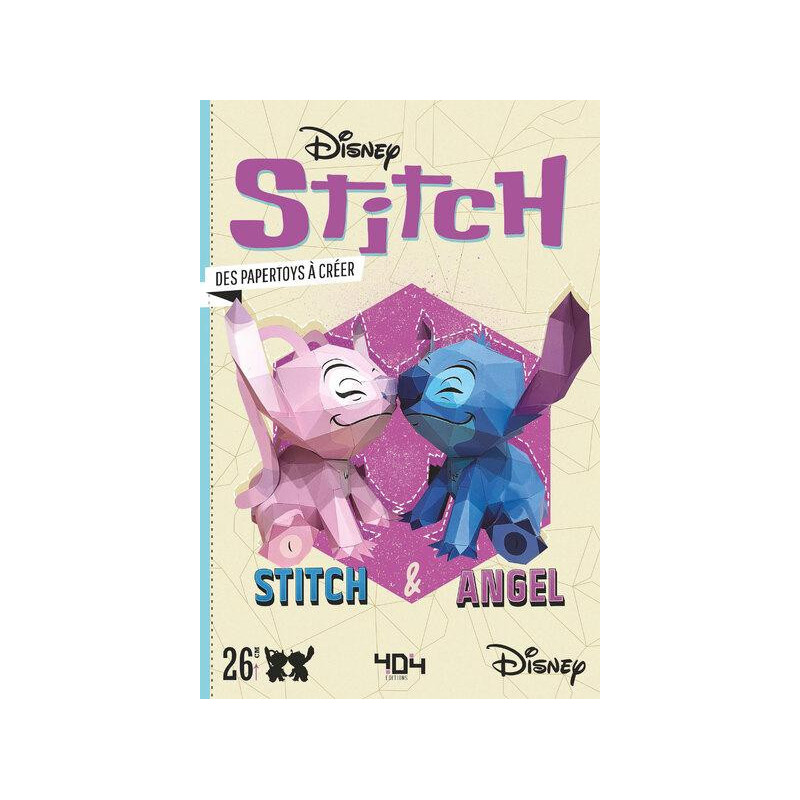 DISNEY - STITCH ET ANGEL - UN PAPERTOY A CREERBOOK001034202_1.jpg9791032409442