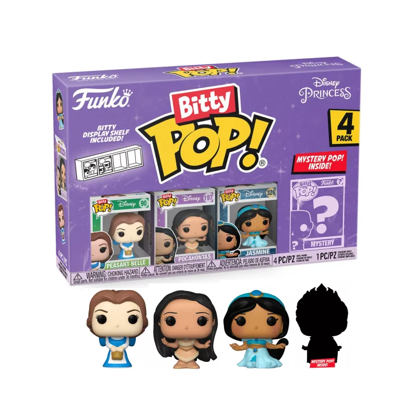 DISNEY PRINCESSE - Bitty Pop 4 Pack 2.5cm - BelleFIGFUN73028_1.png889698730280