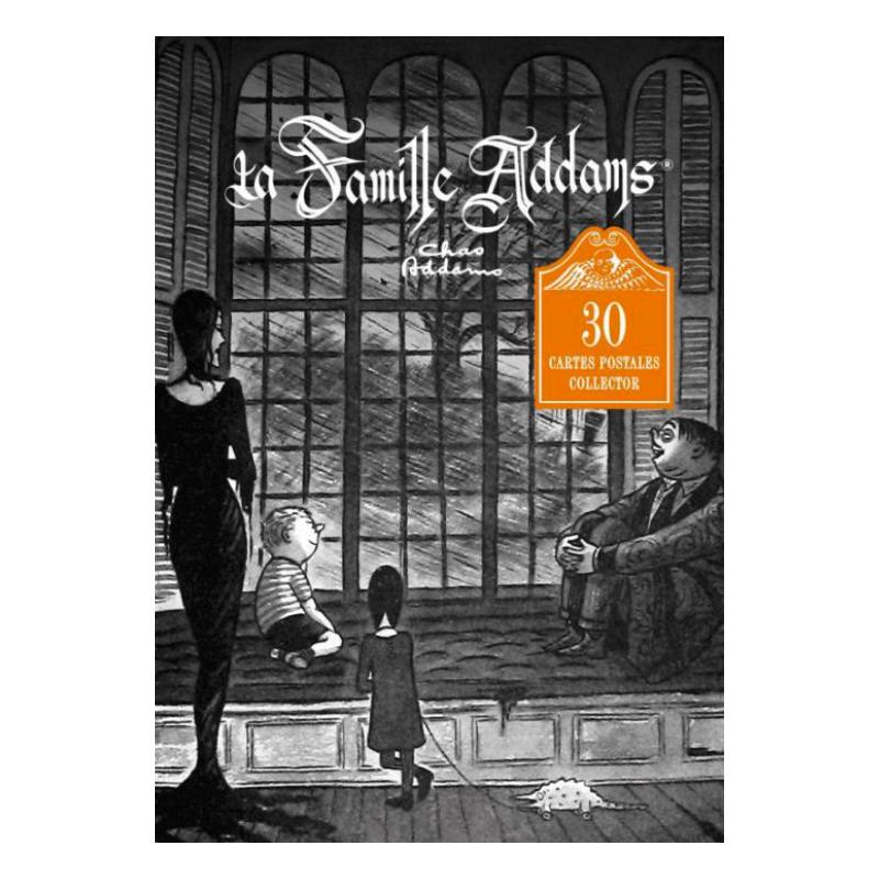 LA FAMILLE ADDAMS - Le coffret de cartes postalesENMJHU7889_1.png9782364805873
