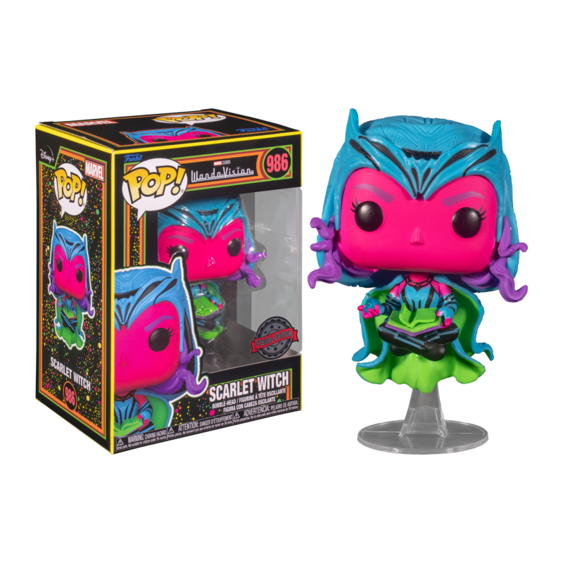 MARVEL - POP NÂ° 986 - Wandavision - Scarlet Witch (Blacklight) SP.EDITFIG62746_1.png889698627467
