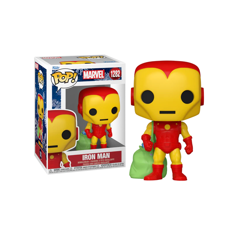 MARVEL HOLIDAY - POP NÂ° 1282 - Iron Man avec SacFIGFUN72188_1.png889698721882
