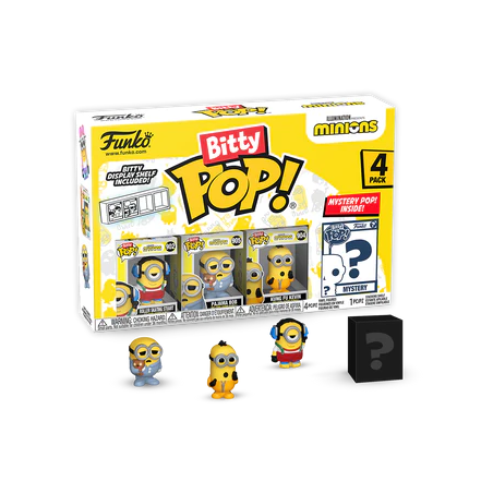 MINIONS - Bitty Pop 4 Pack 2.5cm - Roller Skating StuartFIGFUN73037_1.png889698730372
