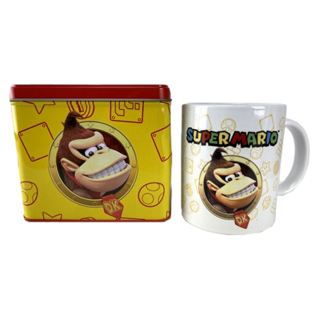NINTENDO - DONKEY KONG - Tirelire en Métal 12 x 9 x 11cm + MugFIGMONO554673_1.png8029085812829