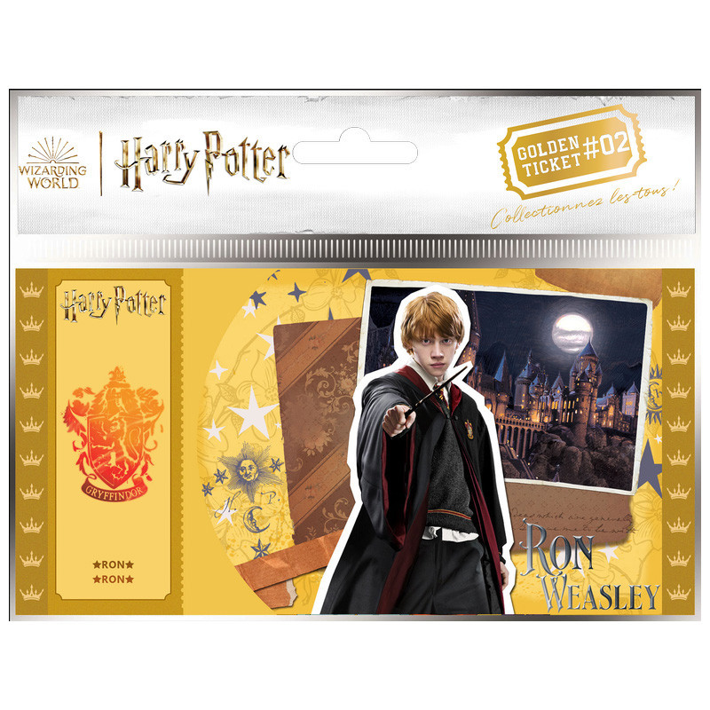 Golden ticket cartoon kingdom harry potter ron x5CKHP02.jpg3760375867598