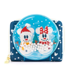 Portefeuille loungefly disney snowman mickey minnie snow globeLFWDWA1786A.jpg0671803382770