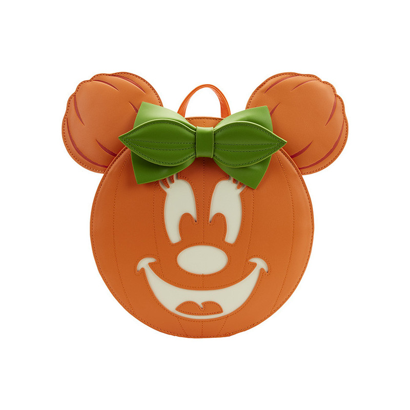 Sac à dos loungefly disney glow face minnie pumpkinLFWDBK2562.jpg0671803426115