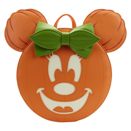 Sac à dos loungefly disney glow face minnie pumpkinLFWDBK2562.jpg0671803426115