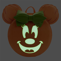 Sac à dos loungefly disney glow face minnie pumpkinLFWDBK2562B.jpg0671803426115