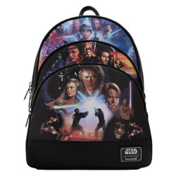 Sac à dos loungefly sw star wars trilogy 2 triple pocketLFSTWBK0284.jpg0671803405578