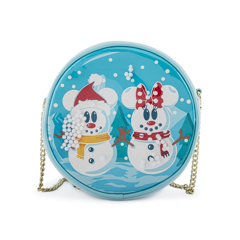Sac à main loungefly disney snowman mickey minnie snow globeLFWDTB2339A.jpg0671803382817