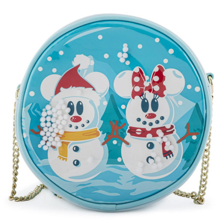 Sac à main loungefly disney snowman mickey minnie snow globeLFWDTB2339A.jpg0671803382817
