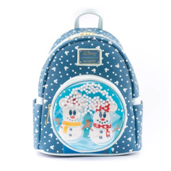 Sac à dos loungefly disney snowman minnie mickey snow globeLFWDBK1850A.jpg0671803382763