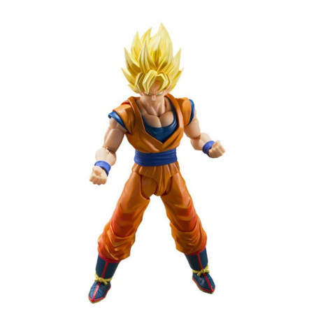 Figurine articulee tamashii nations Dragon Ball Z dragon ball z sh figuarts super saiyan son goku the games begin 14,5cm - préco