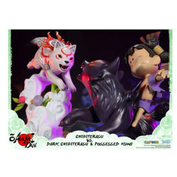 Statue resine first 4 figures okami chibiterasu vs dark & possed kuni - préco mai 2025F4F62304B.jpg5060316623046