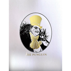 Poster letterpress arteonn dc artprint batman le pingouin 30x40cm - préco mai 2025ART46118.gif3760385461182