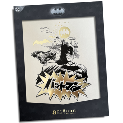 Poster letterpress arteonn dc artprint batman japan or 30x40cm - préco mai 2025ART46111B.png3760385461113