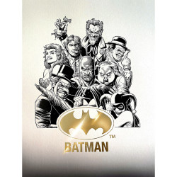 Poster letterpress arteonn dc artprint batman team 30x40cm - préco mai 2025ART46109.gif3760385461090