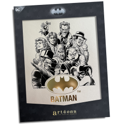Poster letterpress arteonn dc artprint batman team 30x40cm - préco mai 2025ART46109B.png3760385461090