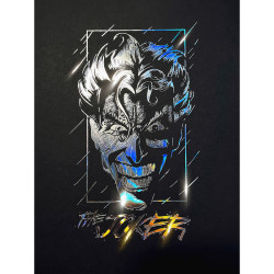 Poster letterpress arteonn dc artprint batman the joker holographic 21x30cm - préco mai 2025ART46132.gif3760385461328