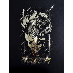 Poster letterpress arteonn dc artprint batman the joker or 21x30cm - préco mai 2025ART46119.gif3760385461199