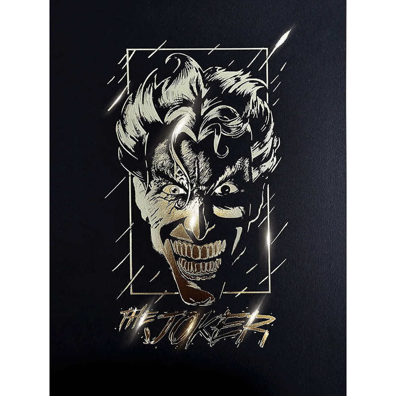 Poster letterpress arteonn dc artprint batman the joker or 21x30cm - préco mai 2025ART46119.gif3760385461199