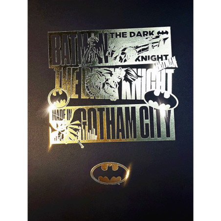 Poster letterpress arteonn dc artprint batman gotham city or 30x40cm - préco mai 2025ART46113.gif3760385461137