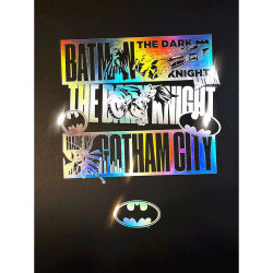 Poster letterpress arteonn dc artprint batman gotham city holographic 30x40cm - préco mai 2025ART46130.gif3760385461304