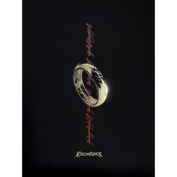 Poster letterpress arteonn  seigneur des anneaux artprint unique 30x40cm - préco mai 2025ART46136.gif3760385461366