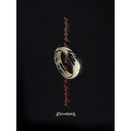 Poster letterpress arteonn  seigneur des anneaux artprint unique 30x40cm - préco mai 2025ART46136.gif3760385461366
