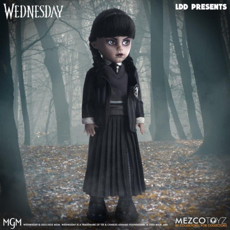 Figurine mezco Mercredi / Wednesday living dead dolls uniform 25,5cm - préco février 2026MEZ99656.jpg0696198996562