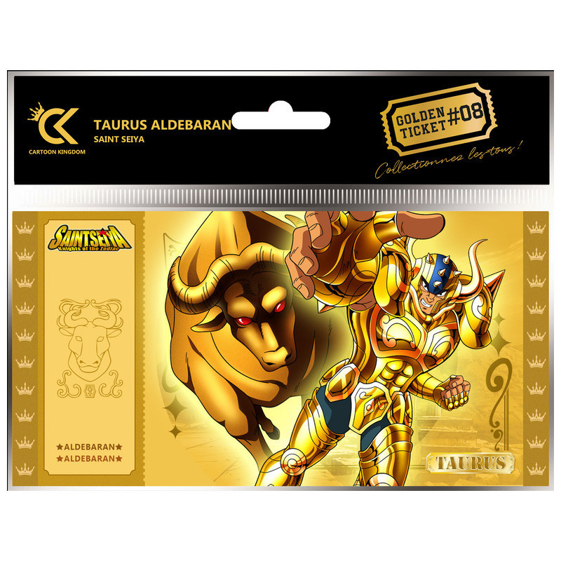 Golden ticket cartoon kingdom saint seiya aldebaran x5 - préco mai 2025CKSS08.jpg3760375867093