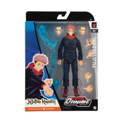 Figurine articulee jazwares jujutsu kaisen total anime itadori yuji 16,5cm - préco mai 2025KAZ0003%20-%20Total%20Anime%20-%206.5