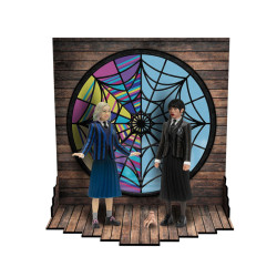 Figurine articulee mezco Mercredi / Wednesday 2-pack & enid 5 points figure 9,5cm - préco mai 2025MEZ17046.jpg0696198170467