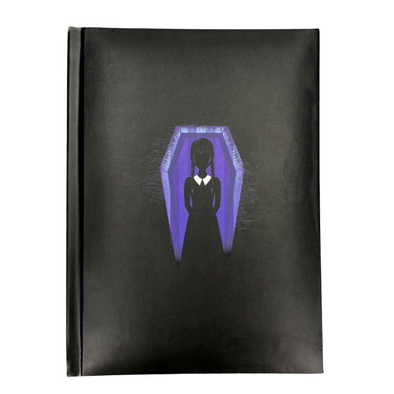 Sd toys Mercredi / Wednesday cahier lumineux dark side - cahier - carnetSD25963.jpg8435450259630