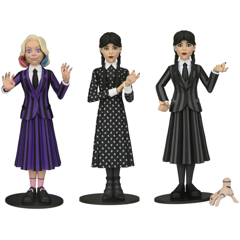 Figurine neca Mercredi / Wednesday mercredi toony terrors asst 3pcs 15cm - préco mai 2025NEC42419.jpg0634482424193