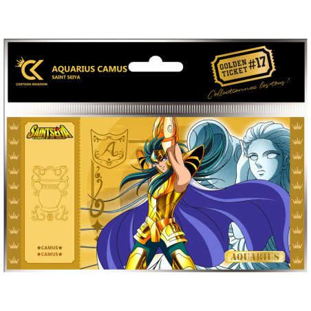 Golden ticket cartoon kingdom saint seiya camus x5CKSS17.jpg3760375867185