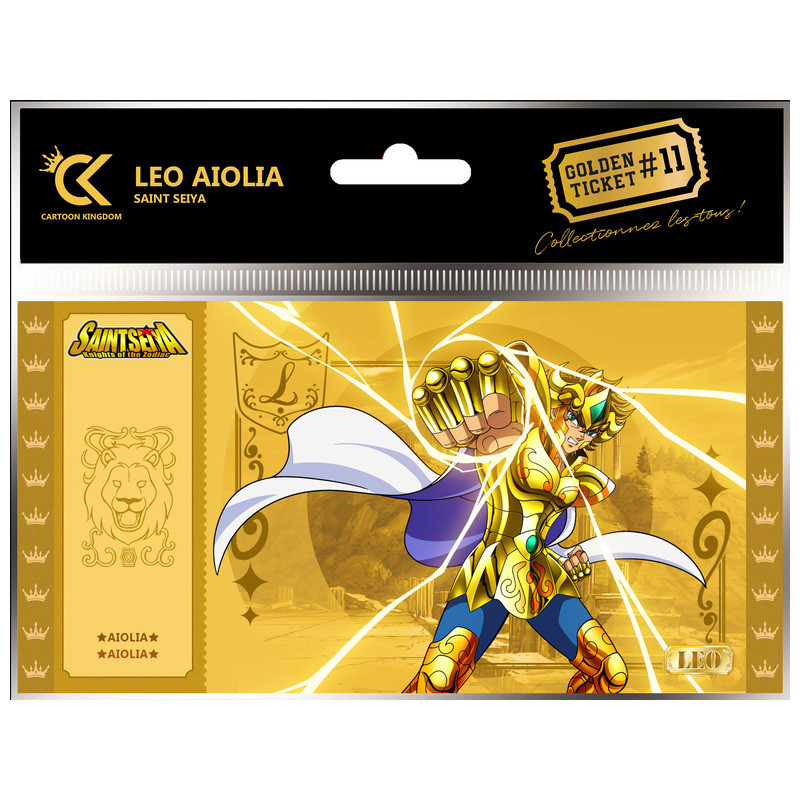 Golden ticket cartoon kingdom saint seiya aiolia x5CKSS11.jpg3760375867123
