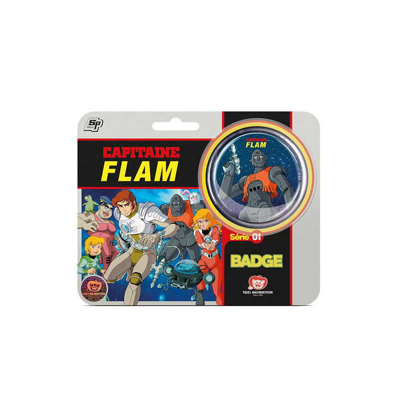 Badge / bracelet sp collection capitaine flam blister crag 5,6cmSP00247.jpg3700789002475