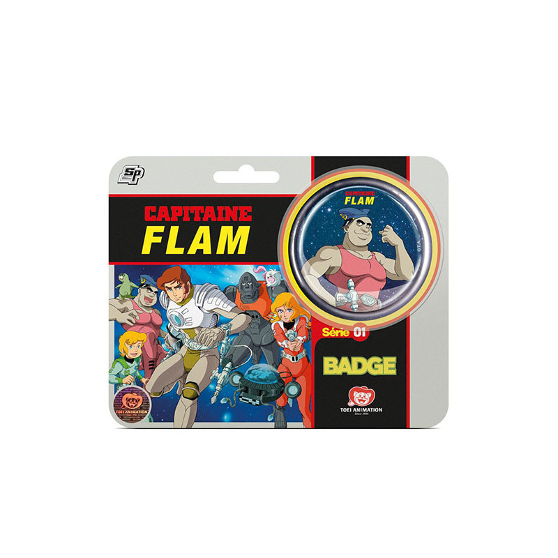 Badge / bracelet sp collection capitaine flam blister mala 5,6cmSP00246.jpg3700789002468