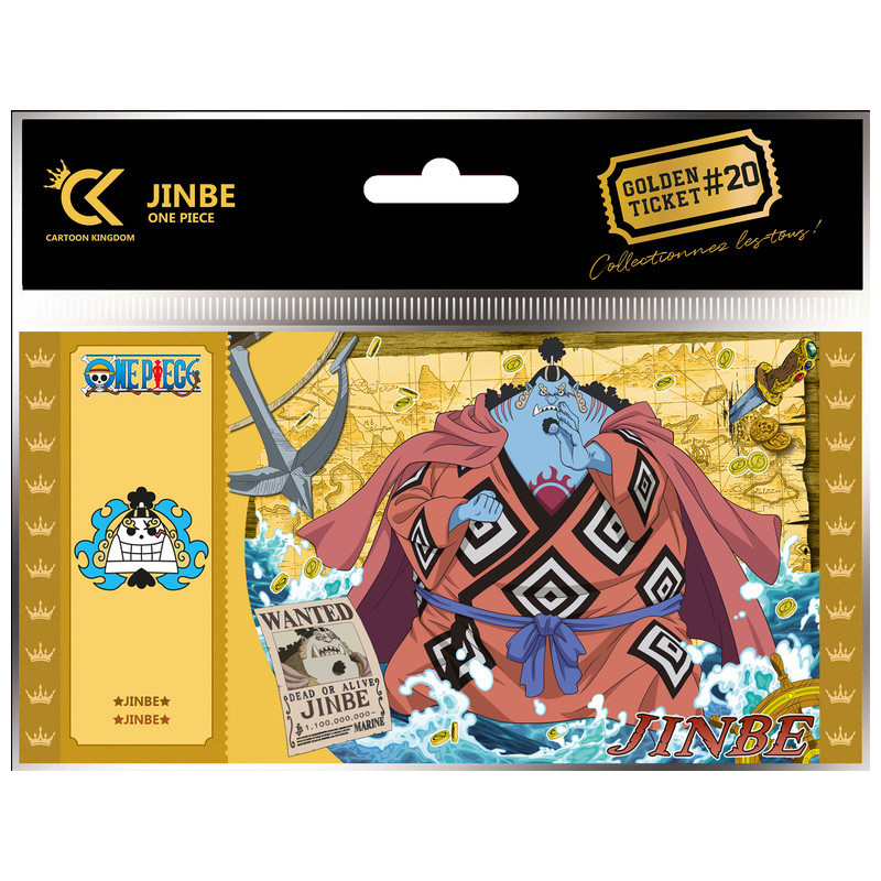 Golden ticket cartoon kingdom one piece vol 2 jinbe x5CKOP20.jpg3760375867789