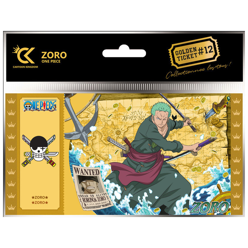 Golden ticket cartoon kingdom one piece vol 2 zoro x5CKOP12.jpg3760375867703