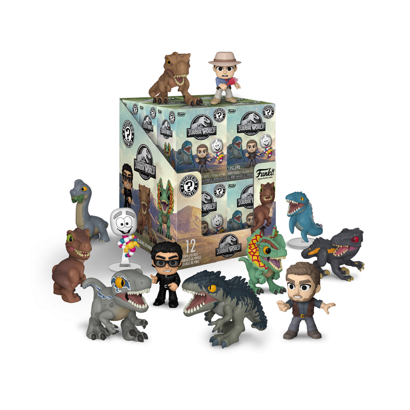 Trading figure funko jurassic park & world mystery minis asst 12pcsFUN87856.png0889698878562