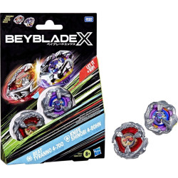 BEYBLADE X - Beat Tyranno 4-70Q & Knife Shinobi 4-80HN Dual PackFIGG1542ES0_1.jpg5010996290335