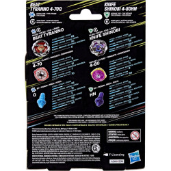 BEYBLADE X - Beat Tyranno 4-70Q & Knife Shinobi 4-80HN Dual PackFIGG1542ES0_3.jpg5010996290335