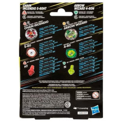 BEYBLADE X - Chain Incendio 5-60HT & Arrow Wizard 4-60N Dual PackFIGG0196ES0_3.jpg5010996259301